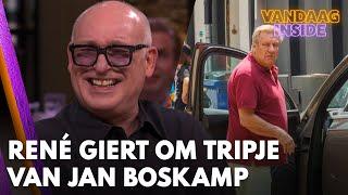 René giert om tripje van Jan Boskamp in Manchester: 'Hij had een auto gehuurd' | VANDAAG INSIDE