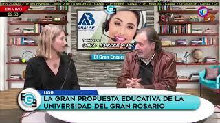 Carolina Tassile y estudiantes de la Universidad del Gran Rosario explican propuestas académicas