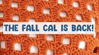 The Fall CROCHET ALONG is back!