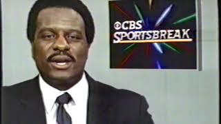 2/8/1986 CBS Sportbreak "James Brown" "Sergey Bubka" "Zola Bud" + Promos