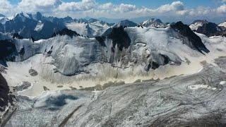 Melting glaciers in Kyrgyz mountains worry Central Asia