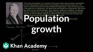 Thomas Malthus and population growth | Cosmology & Astronomy | Khan Academy