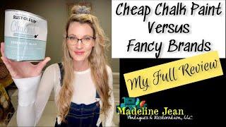 Cheap Chalk Paint vs. Fancy Brands | My Full Review