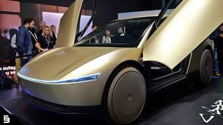 Hands-on with the Tesla Cybercab Robotaxi at Vivatech 2025
