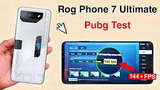 Asus ROG Phone 7 Ultimate Pubg Test | Graphics Test | World's Most Powerful Gaming Machine |