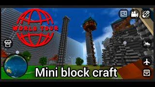 Mini block craft world tour Part 1. #miniblockcraft3d #minecraft #trending