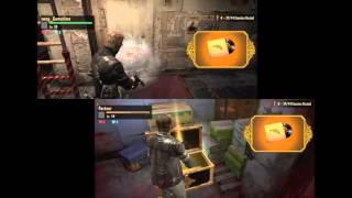 RESIDENT EVIL REVELATIONS 2 split screen wesker and leon