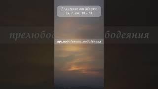 Евангелие от Марка гл. 7 ст. 18 - 23 #shorts #мантра #евангелие #Толкование #крийя #веды
