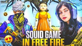 Squid Game In Free Fire   V Badge ID Got Banned  Game Gone Worng  Garena Free fire