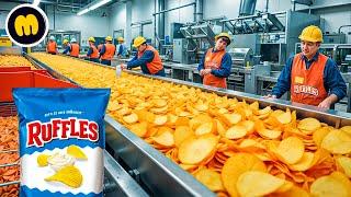 How Ruffles Potato Chips are Made in Factory | Ruffles Factory Process