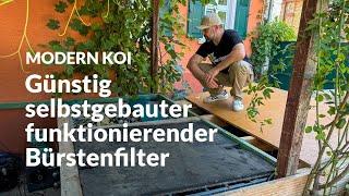 Tobias mit einfachen mitteln selbstgebauter Filter | Modern Koi Blog #7083