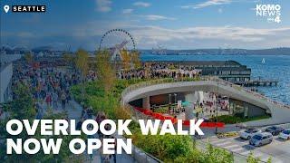 Seattle's Overlook Walk connecting Pike Place Market to Waterfront now open