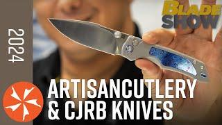 S90V Steps Up! ArtisanCutlery and CJRB at Blade Show 2024