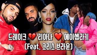 에이셉라키와 드레이크가 서로 디스한 이유 ️‍ (Feat. 리아나, 크리스 브라운)