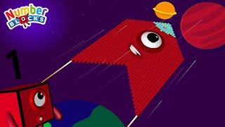 Numberblock 1050 Blasts Off to Space  - The Amazing Step Squad Numberblocks