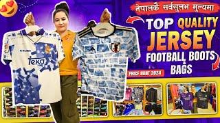 Top QualityJerseys|Football Boots️|Badmintion Shoes|Sports items Price Hunt Jersey Pasal Nepal