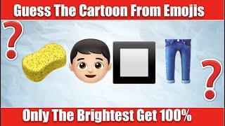 GUESS THE CARTOON FROM EMOJIS - SPONGEBOB - DANNY PHANTOM - FAIRLY ODD PARENTS - DUCKTALES