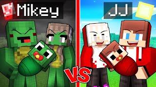 JJ and Mikey: GOOD vs EVIL Family Battle in Minecraft - Maizen