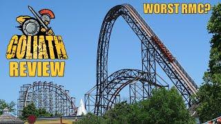 Goliath Review, Six Flags Great America Topper Track Wood Coaster | Worst RMC?