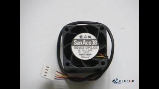 9GV0312P3J03 12V 0.6A   4wires cooling fan