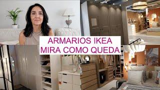 IKEA. ARMARIOS COLOCADOS EN TIENDA