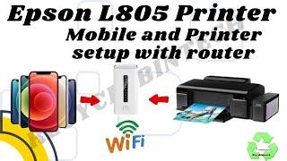 How to connect epson l805 printer with mobile