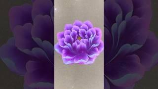 Acrylic 3D flower painting tutorial for beginners step by step