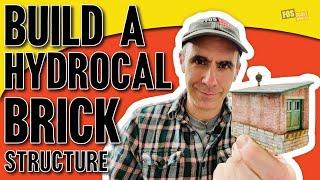 Build a Hydrocal Brick Structure for Your Model Railroad