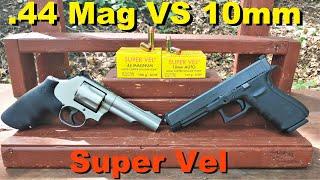 Super Vel 10mm VS .44 Mag!