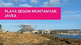 A morning walk along Playa Segon Muntanyar, Javea, Alicante, Spain | Things To Do In Javea