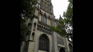 Bristol, St. Mary Redcliffe Church bell ringing - harangozás a Bristol-Redcilffe-i templomból