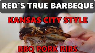 Reds True Barbeque Divine Rack Of Pork Ribs Kansas City Style BBQ Sauce