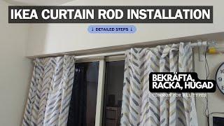 Ikea Curtain Rods Installation - Detailed Instructions