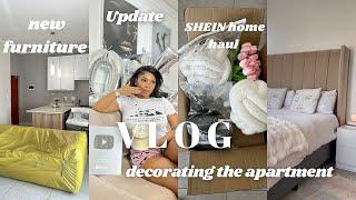 VLOG | LIFE UPDATE, NEW COUCH AND CHAIRS , SHEIN HOME DECOR AND APARTMENT TOUR