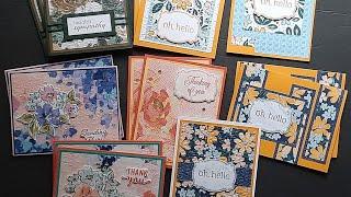 Retiring ink update and cards using up retiring DSP and cardstock!