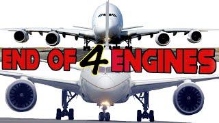 4 vs 2 Engines - The End Of 4 Engines on Airplanes - Fsxnoob Aviation 4K