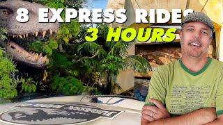 3 Hours Challenge | How many Express Pass rides at Universal Studios Hollywood