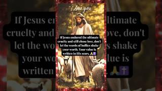 Jesus Meme: Choose Love Over Cruelty | Self-Worth Inspiration #jesusmessage #faith #shorts