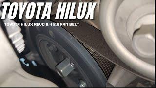 Toyota hilux fan belt. #automobile