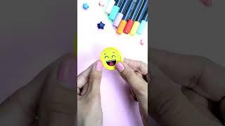 Emoji pencil decoration idea #pendecorationideas #shorts #viral #respect #papercrafts