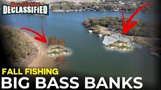 90% Of Big Bass Live On These 10% of Banks In the Fall