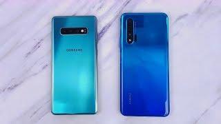 Samsung S10 Plus VS Huawei Nova 6 || Speed Test Comparison ||【Known Mobile】