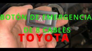 Como funciona el botón de luces de emergencia TOYOTA