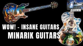 Minarik Guitars - Works of Art at NAMM 2024 - WOW!