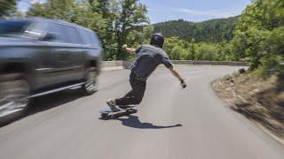 Longboarding - Passing Cars Down Epic Mountain Road!