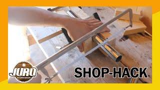 Shop hack | How to square cut your pipe without fancy tools | easy DIY