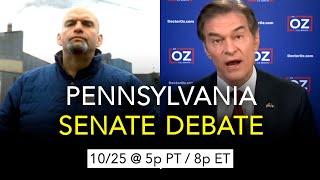 LIVE: John Fetterman & Dr. Oz DEBATE in Pennsylvania