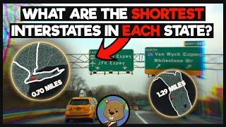 What's Every US States Shortest Interstate?