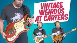 Vintage WEIRDOS at Carter's -Teisco Spectrum, Gretsch Traveling Wilburys & Burns Bison -  #Roadcase