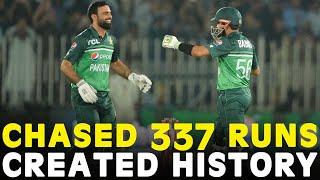 Pakistan Chased the Target of 337 Runs | Shaheens Creates History Over Kiwis | ODI | PCB | M2B2A